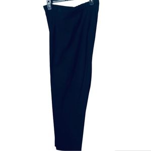 Women’s Black Dress Pants Straight Leg with Silky Soft Lining Size 16